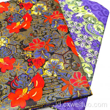 100% Polyester Sarong Fabric Sarung Fabric Indonesia Sarong